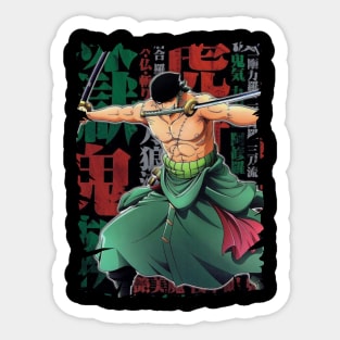 ZORO SAMURAI ANIME Sticker